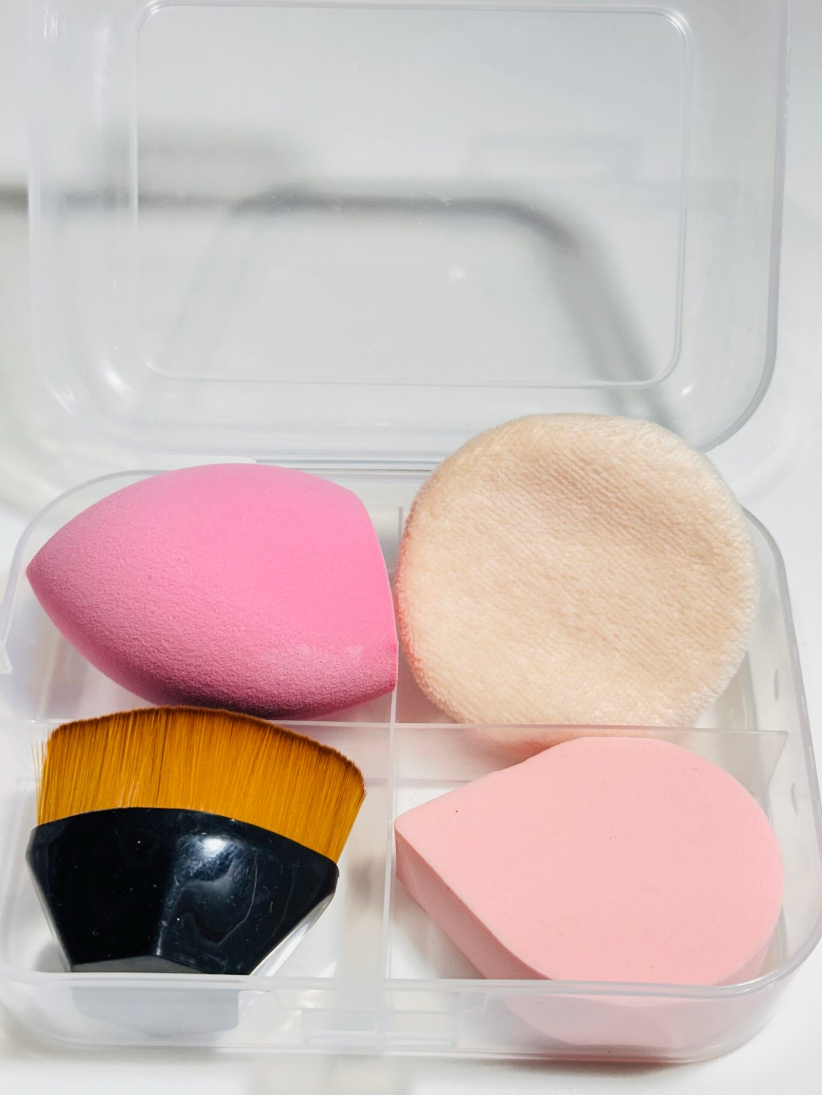 Kit de 4 Esponjas e 1 pincel pra base - Imagem 3