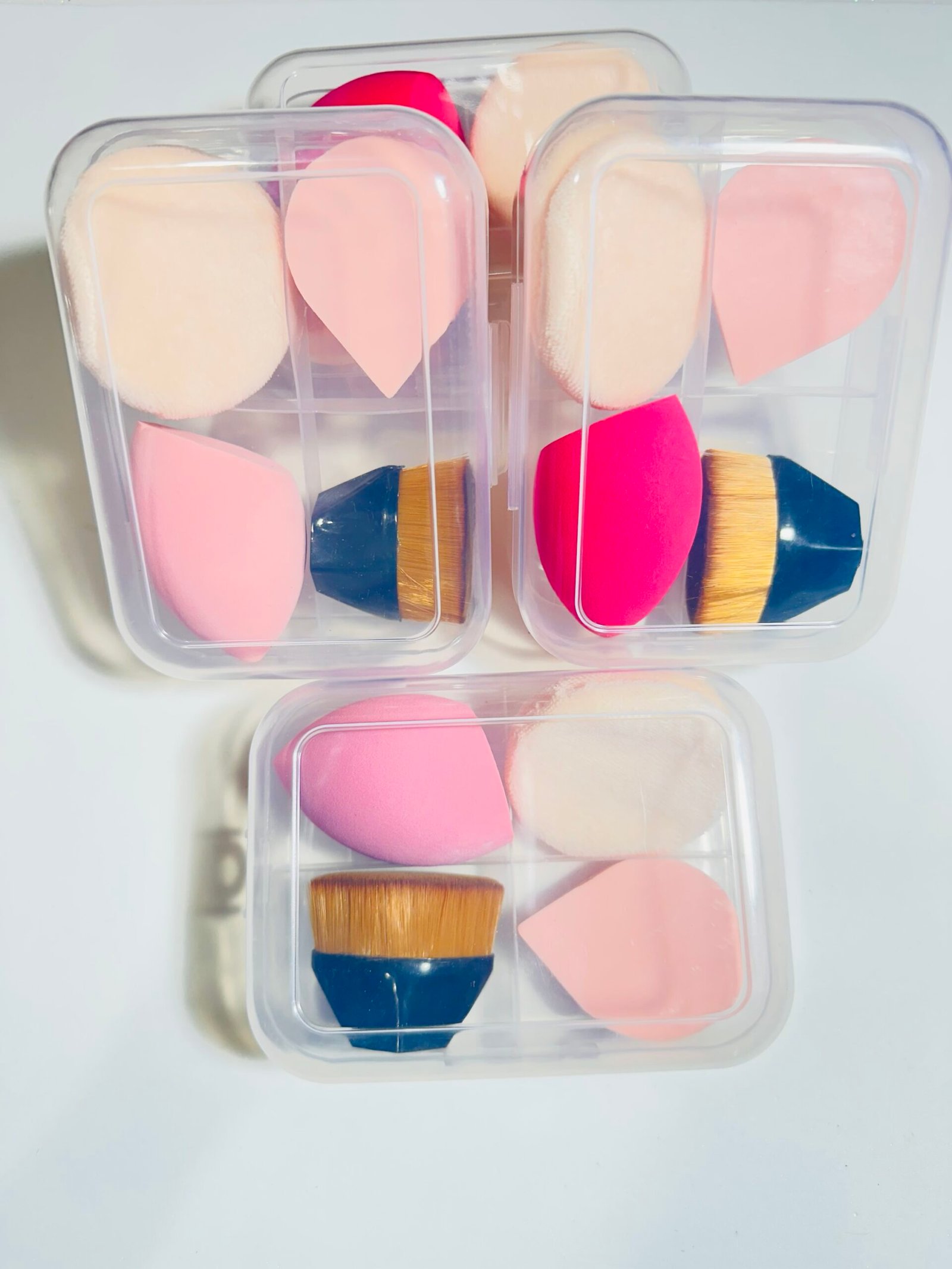 Kit de 4 Esponjas e 1 pincel pra base - Imagem 7