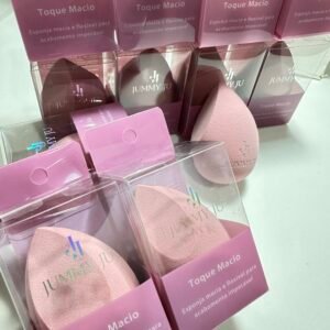 Esponja para Base Macia Flexível ( Rosa Bebê ) ou Duplo Fixador ( Lilás Pastel ) - Jummy Ju