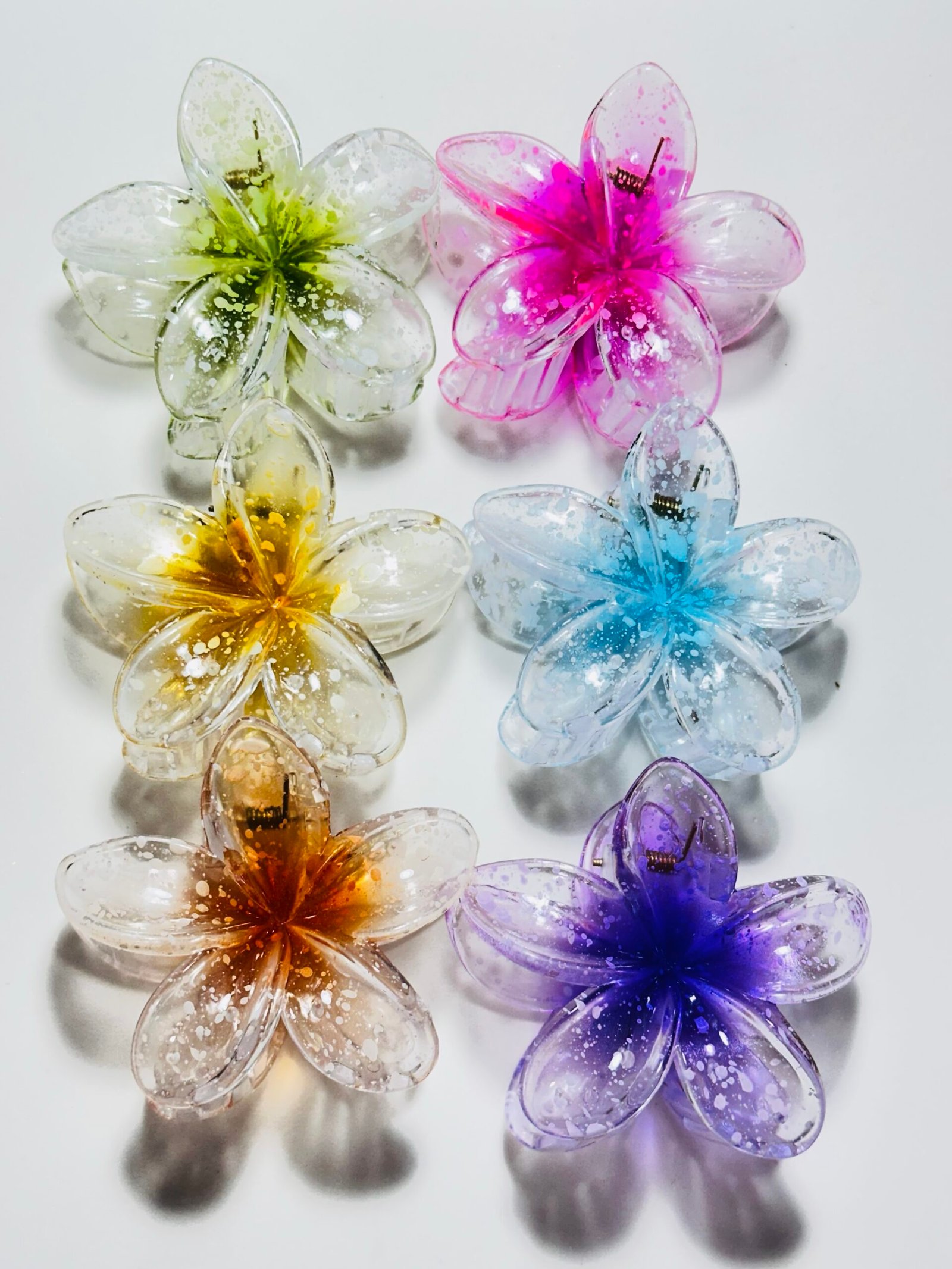 Piranha flor transparente