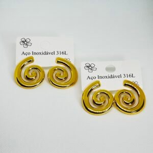 Brinco aço inoxidável 316L 26
