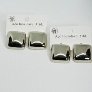 Brinco aço inoxidável 24