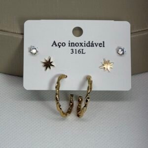 Kit brincos 26