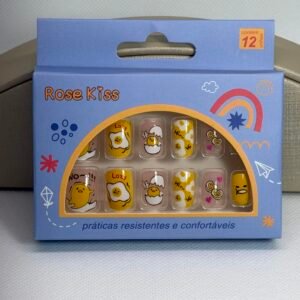 Unha  Infantil rose kiss